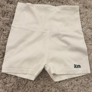 Kith White Bike Shorts